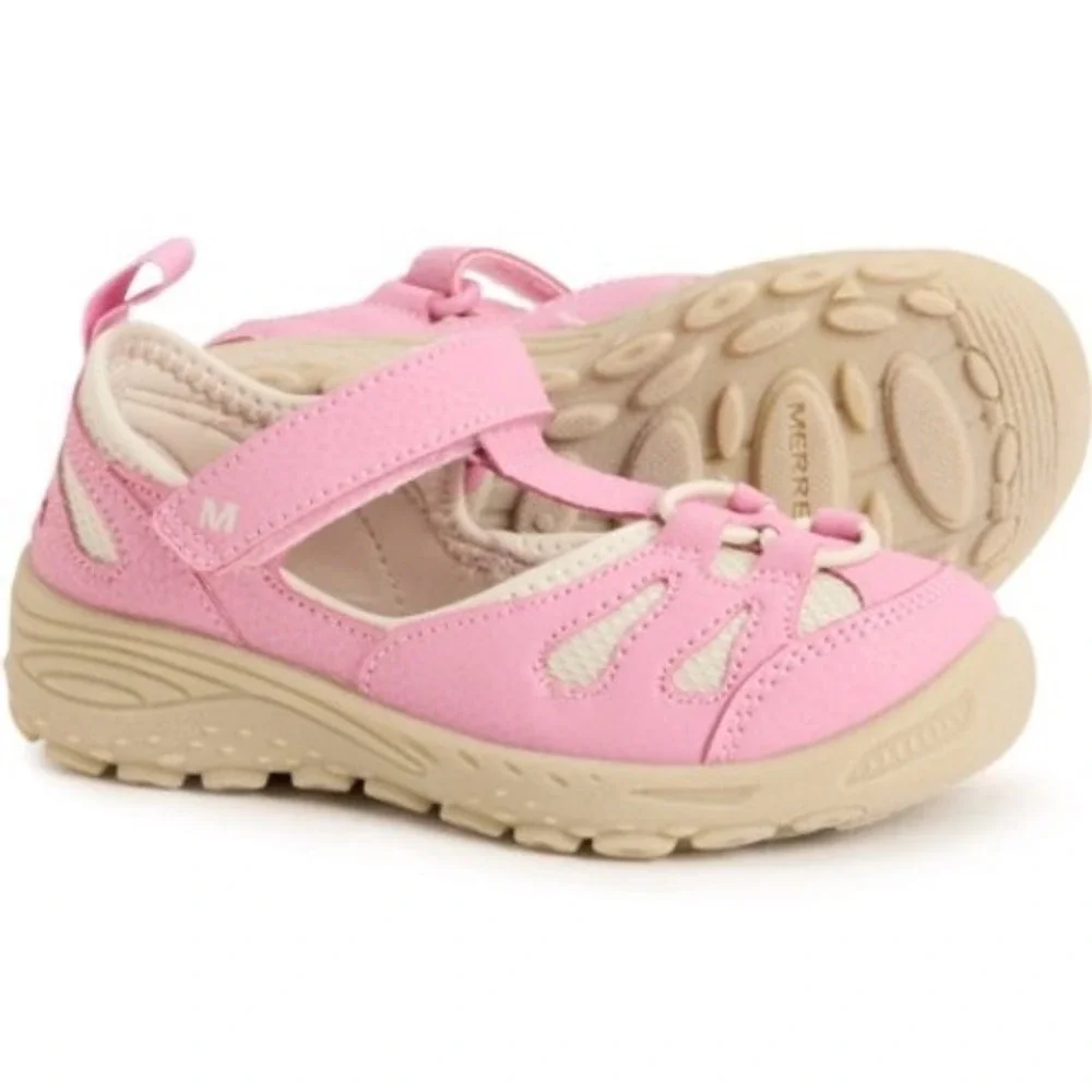 NWOB!‎ Merrell Explorer Lily Girls Pink Closed Toe Hiking Sandals MK126310 Sz 3M